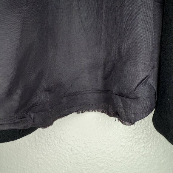 Vintage 80s Christian Dior The Suit Black Wool Double Breasted Blazer | L/XL - Picture 13 of 13